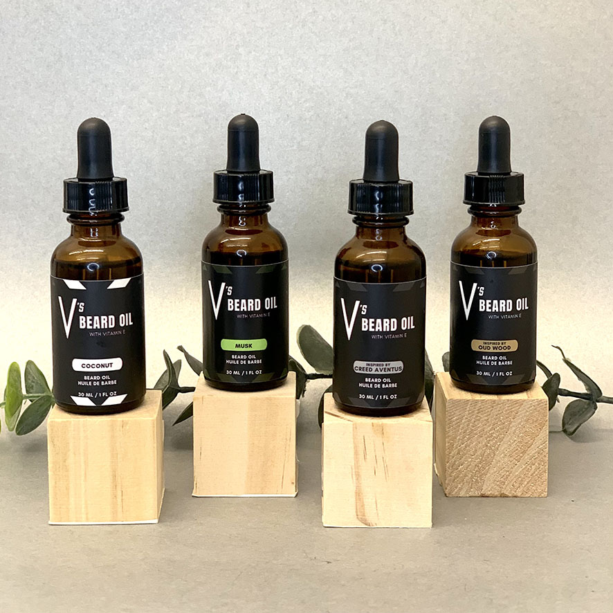 V's Beard Oil Products With Vitamin E